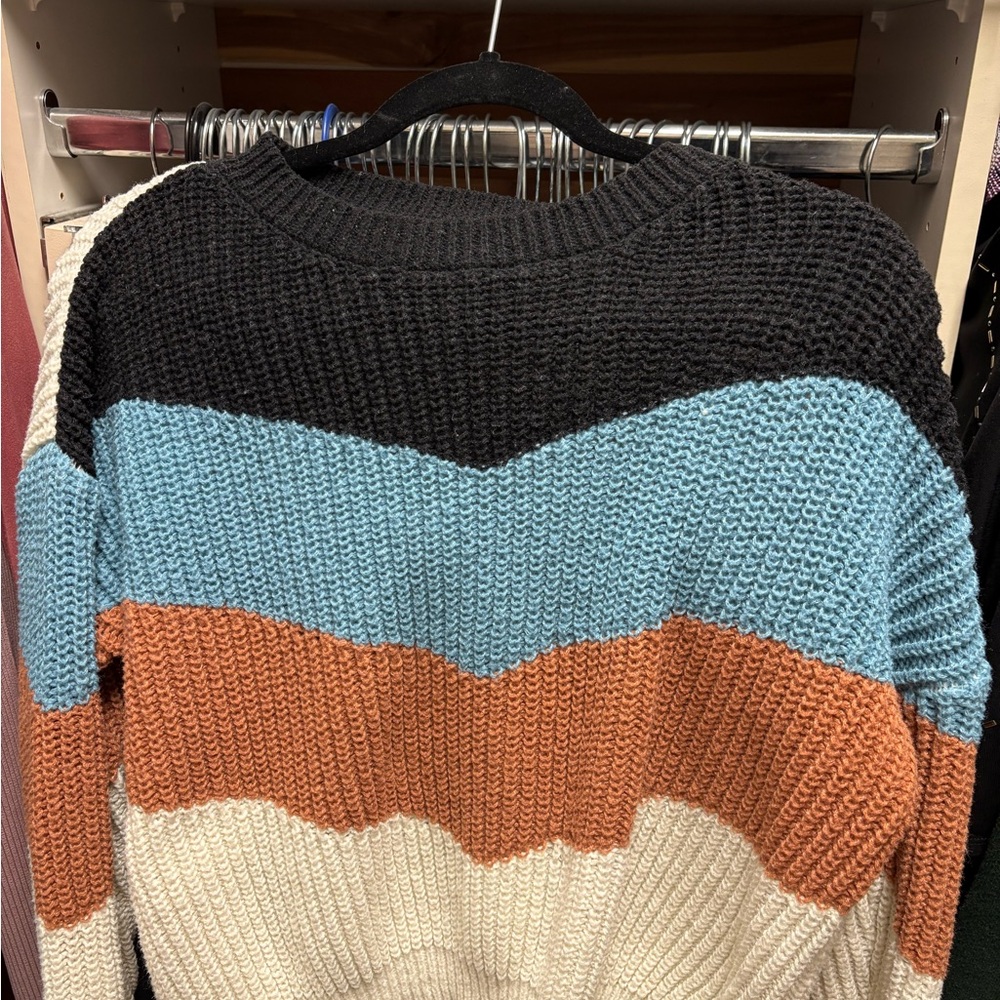 Colorblock Knit Sweater